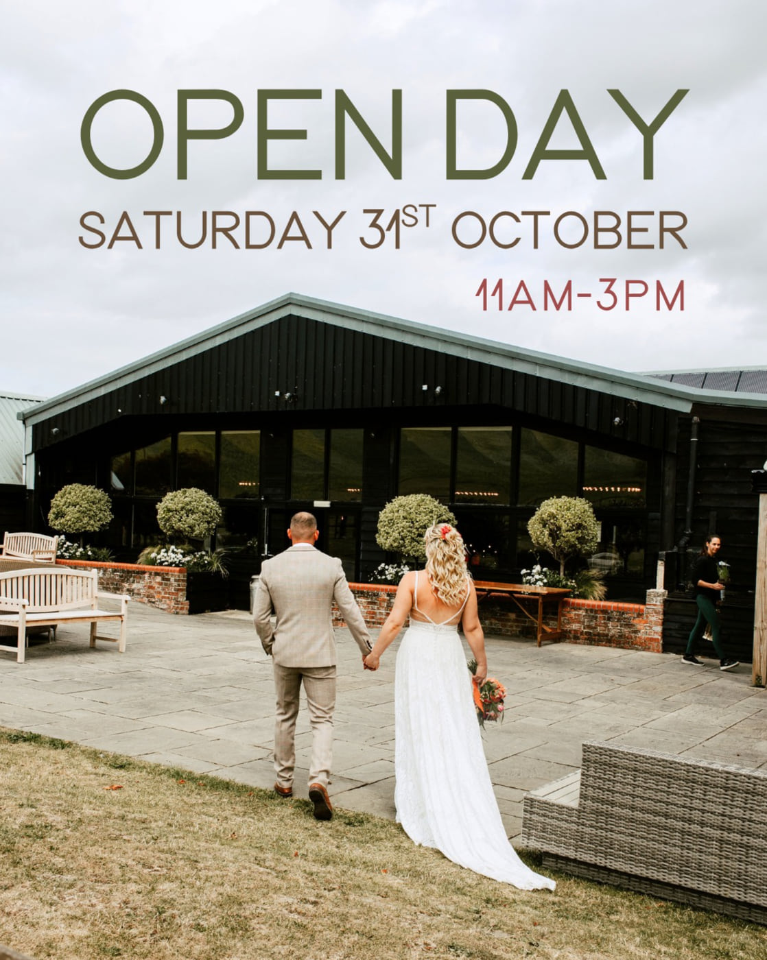 Poster for the Open Day at Wellington Barn, Saturday 31st October, 11am to 3pm